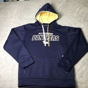 Pitt Panthers Hoodie‎ Mens M Blue Champion Sweatshirt Pittsburgh